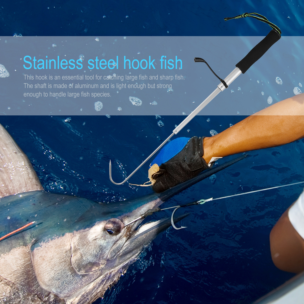 Telescopic Fish Gaff Stainless - Landing Net Telescopic reseña y precio