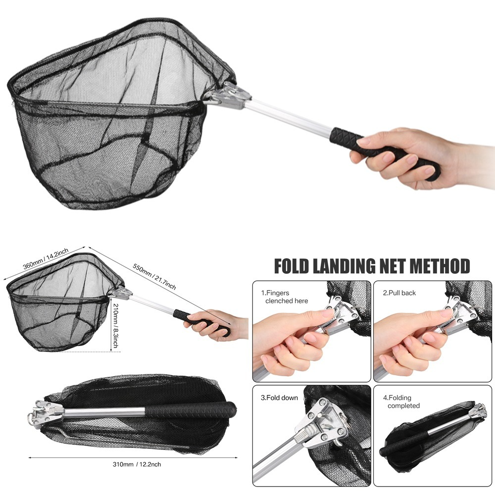 Fishing Landing Net Aluminum A - Landing Net Telescopic reseña y precio