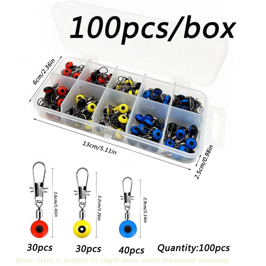 20pcs Fishing Line Hook Swivel - Fishing Equipment Hook reseña y precio