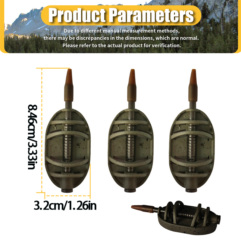 Inline Method Feeder, Short Bo - Fishing Equipment Bait reseña y precio