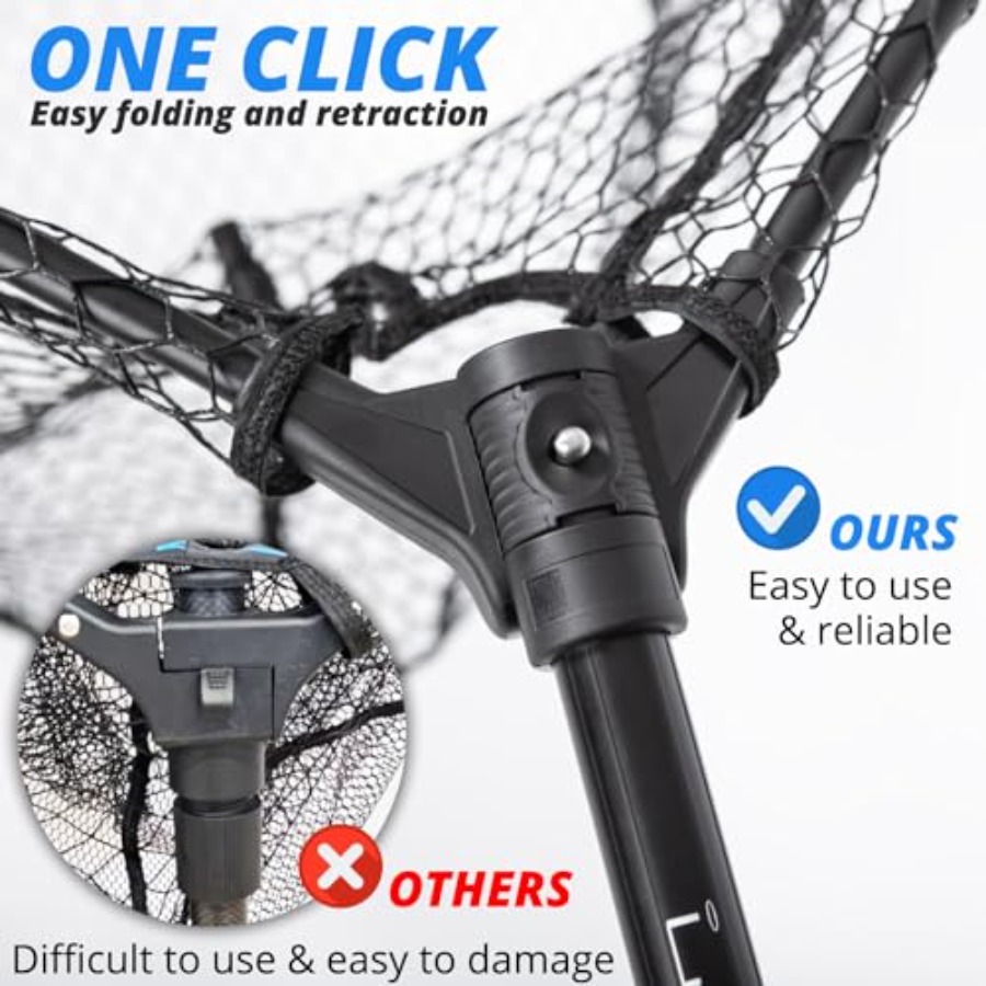 Long Collapsible Landing Net,  - Landing Net Telescopic reseña y precio